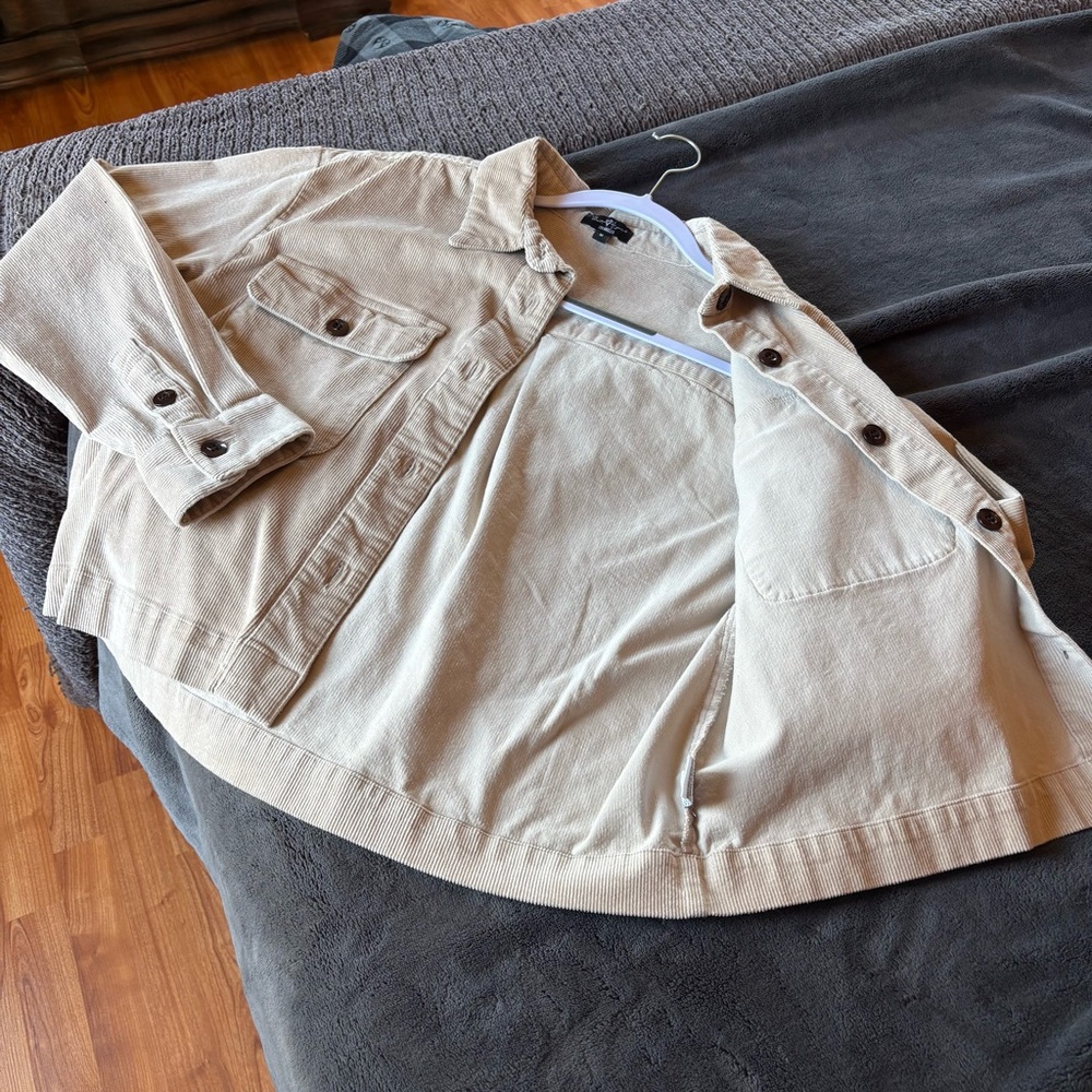 Women’s Velvet Heart Los Angeles Size M Corduroy Button Up Jacket - Picture 7 of 7
